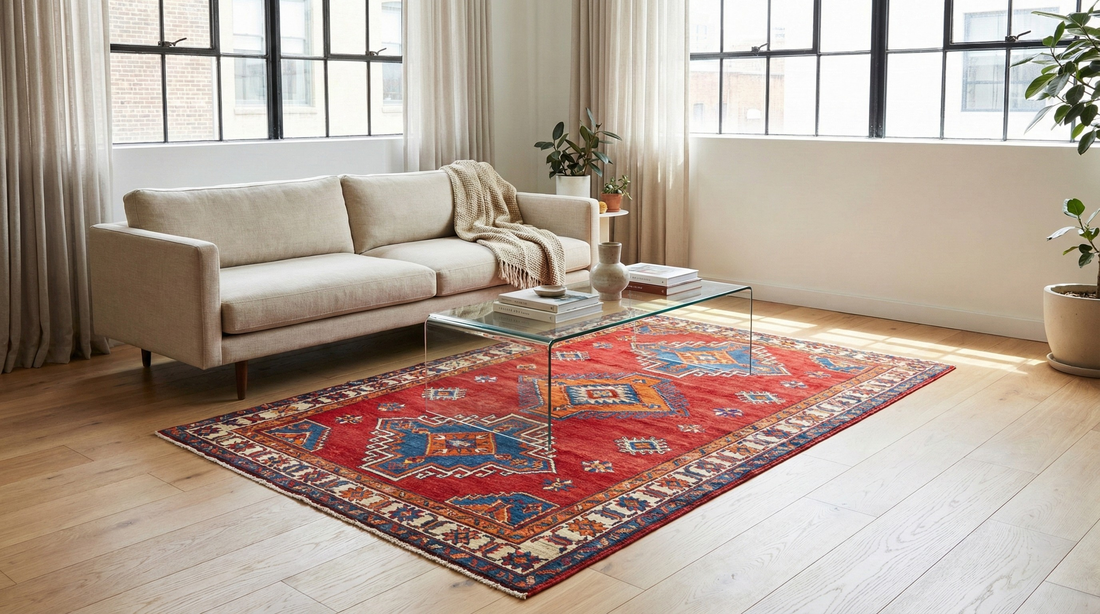 How to Style a Vintage Anatolian Rug in a Modern Home