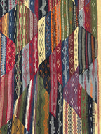 Vintage Turkish Kilim Rug, Boho Geometric Wool Area Rug (4.6 x 7.7 ft)