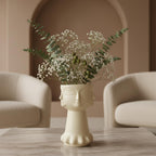 Handmade Ceramic Face Vase 7.1x9.8