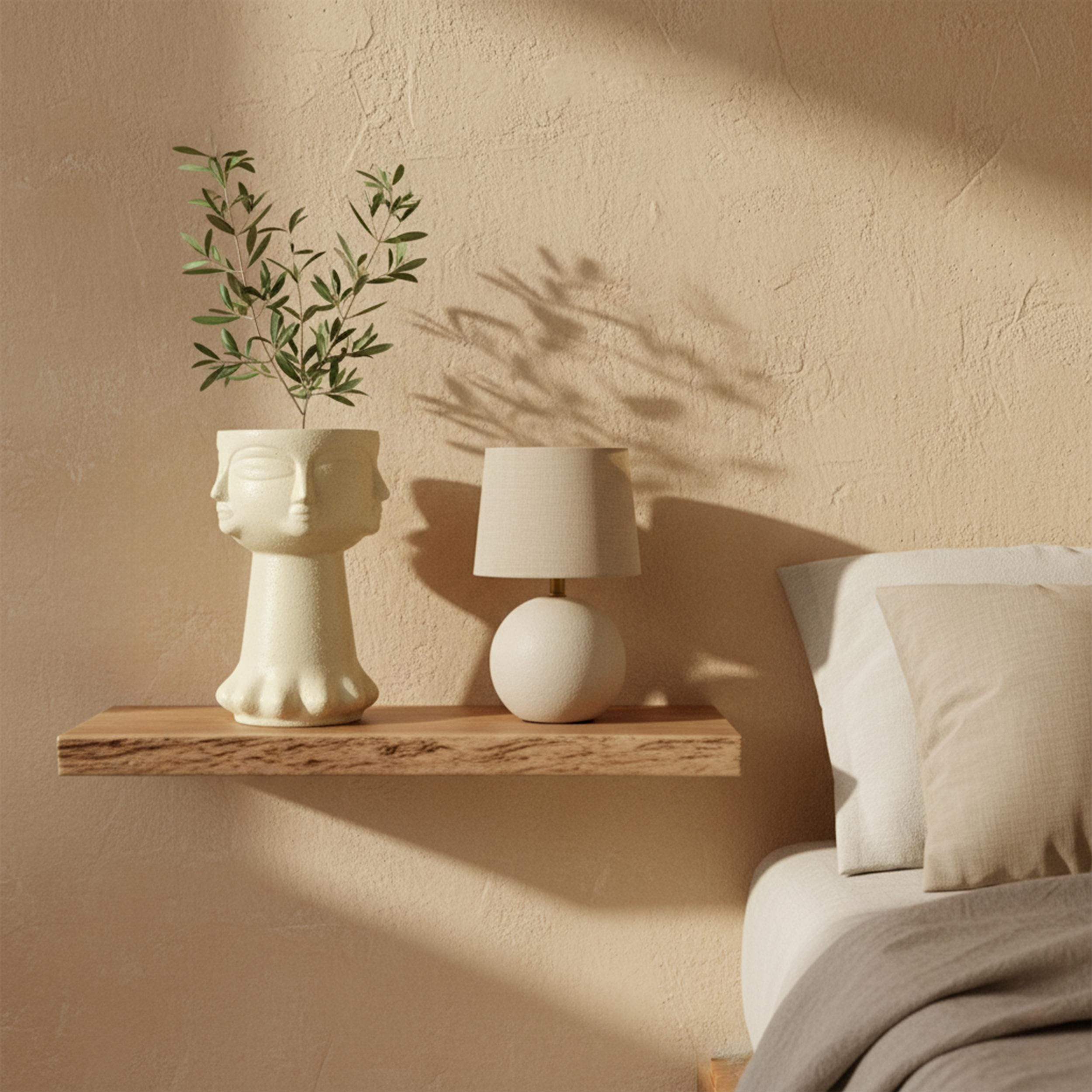 Handmade Ceramic Face Vase 7.1x9.8