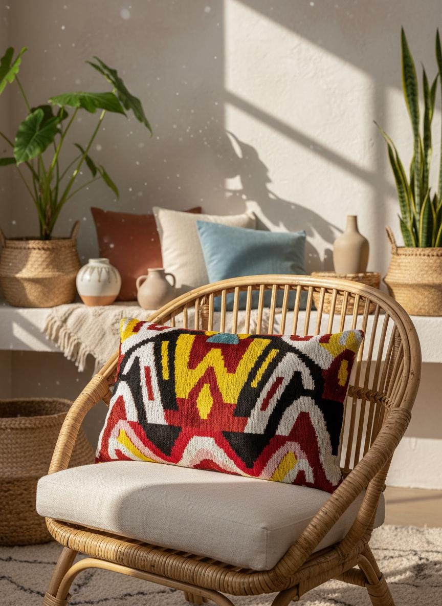 Red Yellow Black Velvet Pillow Cover 16x24