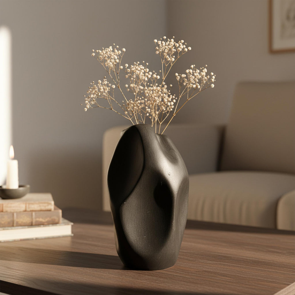 Handmade Ceramic Vase 9.8x13.7