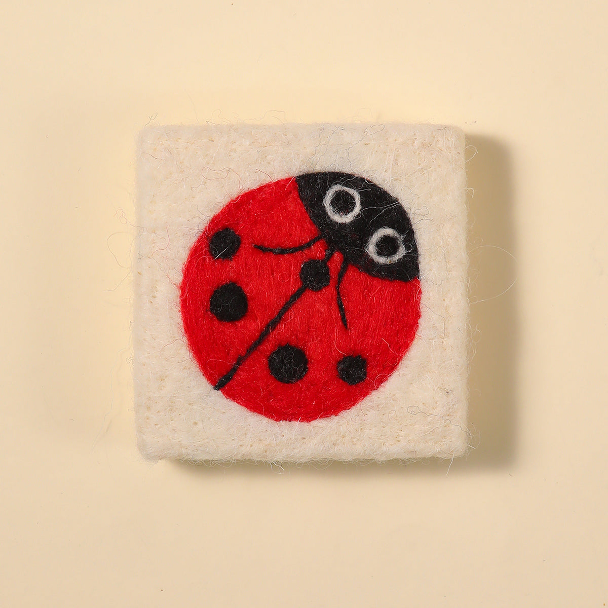 LADYBUG FELT SOAP