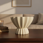 Handmade Ceramic Bowl Clay 9.8x13.7