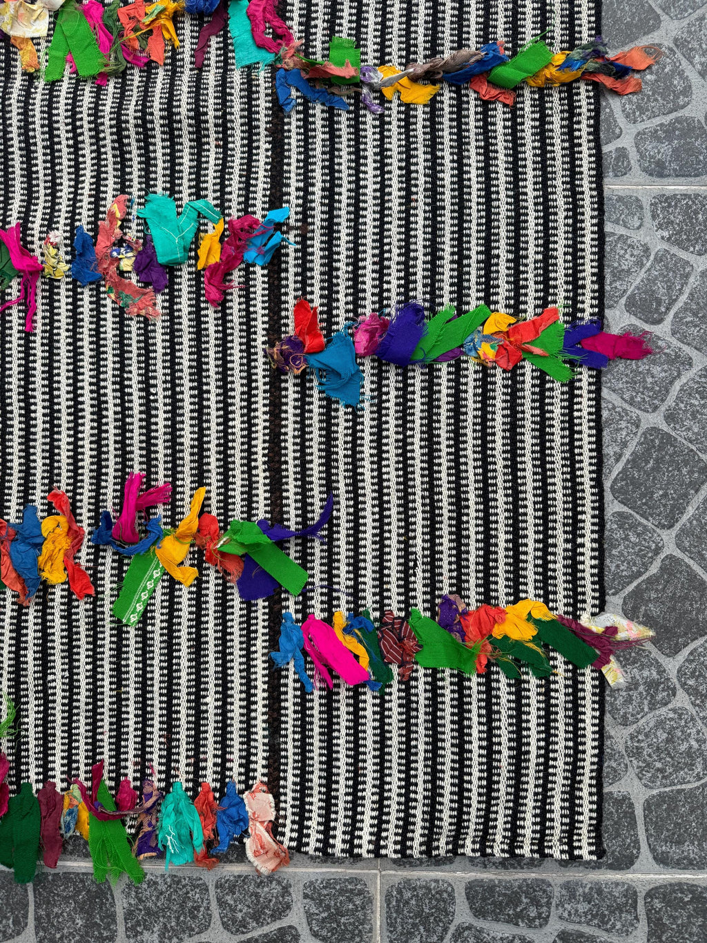 Vintage Turkish Kilim Rug: Handwoven Wool Filikli Style (3.74x4.49 ft)