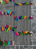 Vintage Turkish Kilim Rug: Handwoven Wool Filikli Style (3.74x4.49 ft)