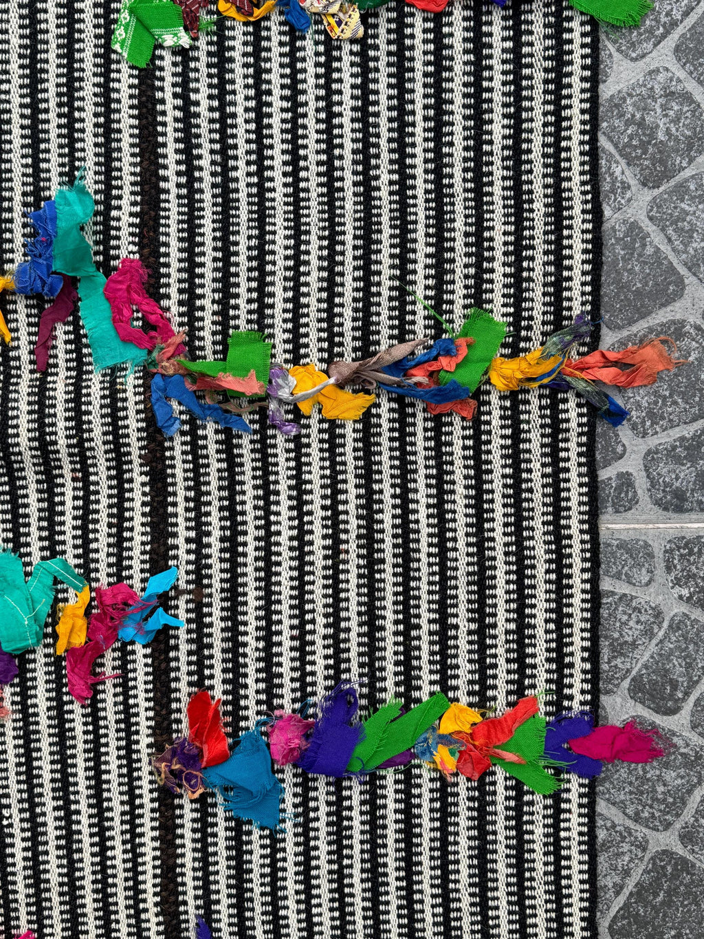 Vintage Turkish Kilim Rug: Handwoven Wool Filikli Style (3.74x4.49 ft)