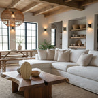 Handmade Beige Ceramic Vase 7.8x9.8