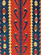 Vintage Turkish Kilim Rug: Handwoven Wool, Tree of Life Motif (2.72x7.78 ft)