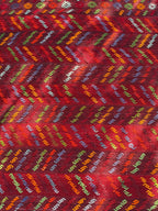 Vintage Afyon Cicim Rug, Handwoven Turkish Kilim, 3.94x4.69 ft