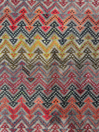Vintage Turkish Kilim Rug, Handwoven Wool Area Rug (4.3 x 5.5 ft)