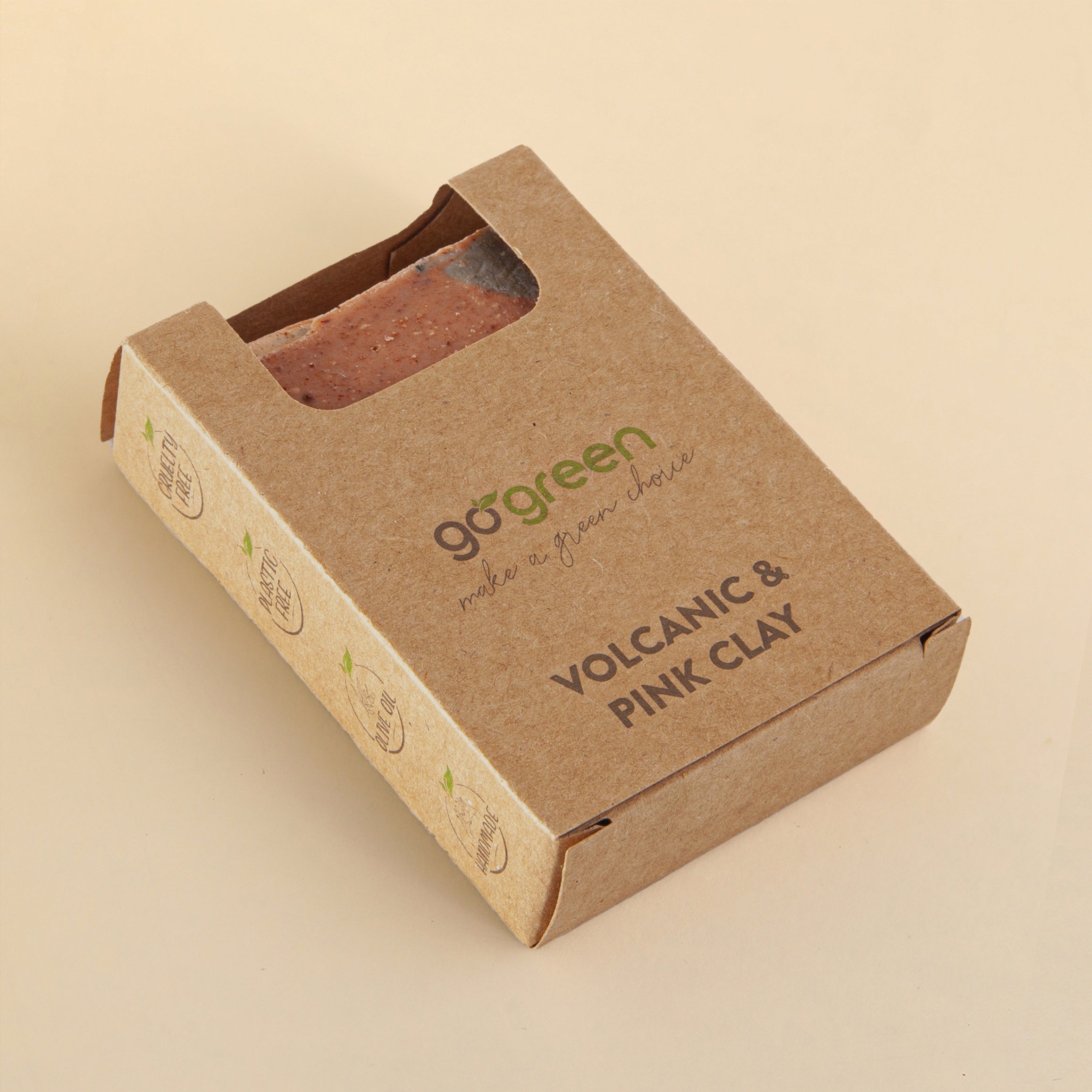 WOLCANIC & PINK CLAY SOAP