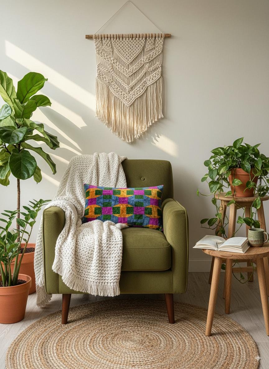 Yellow Pink Green Blue Velvet Pillow Cover 16x24