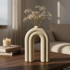 Handmade Ceramic Candle Holder 7.8x10.6