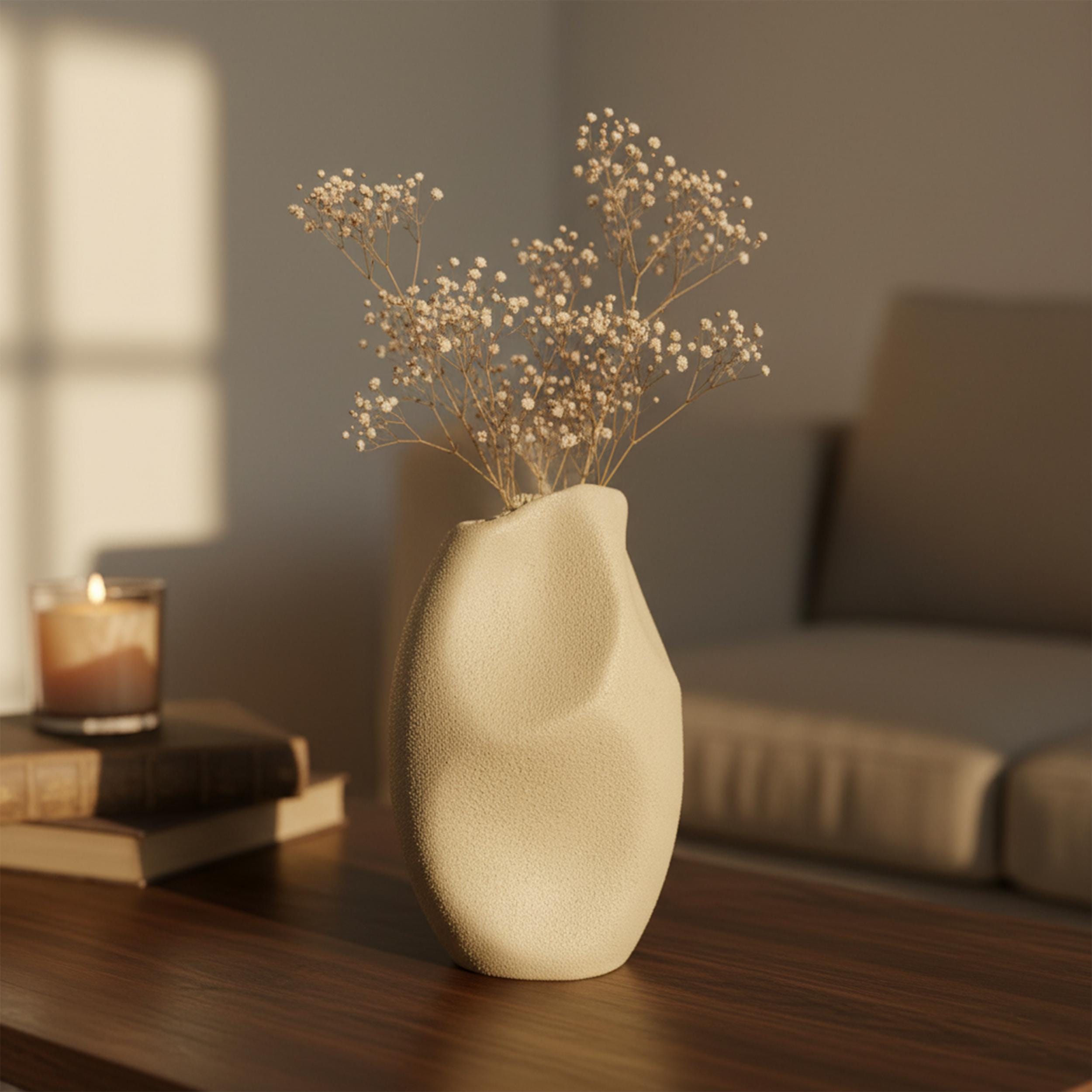 Handmade Ceramic Vase 9.8x13.7