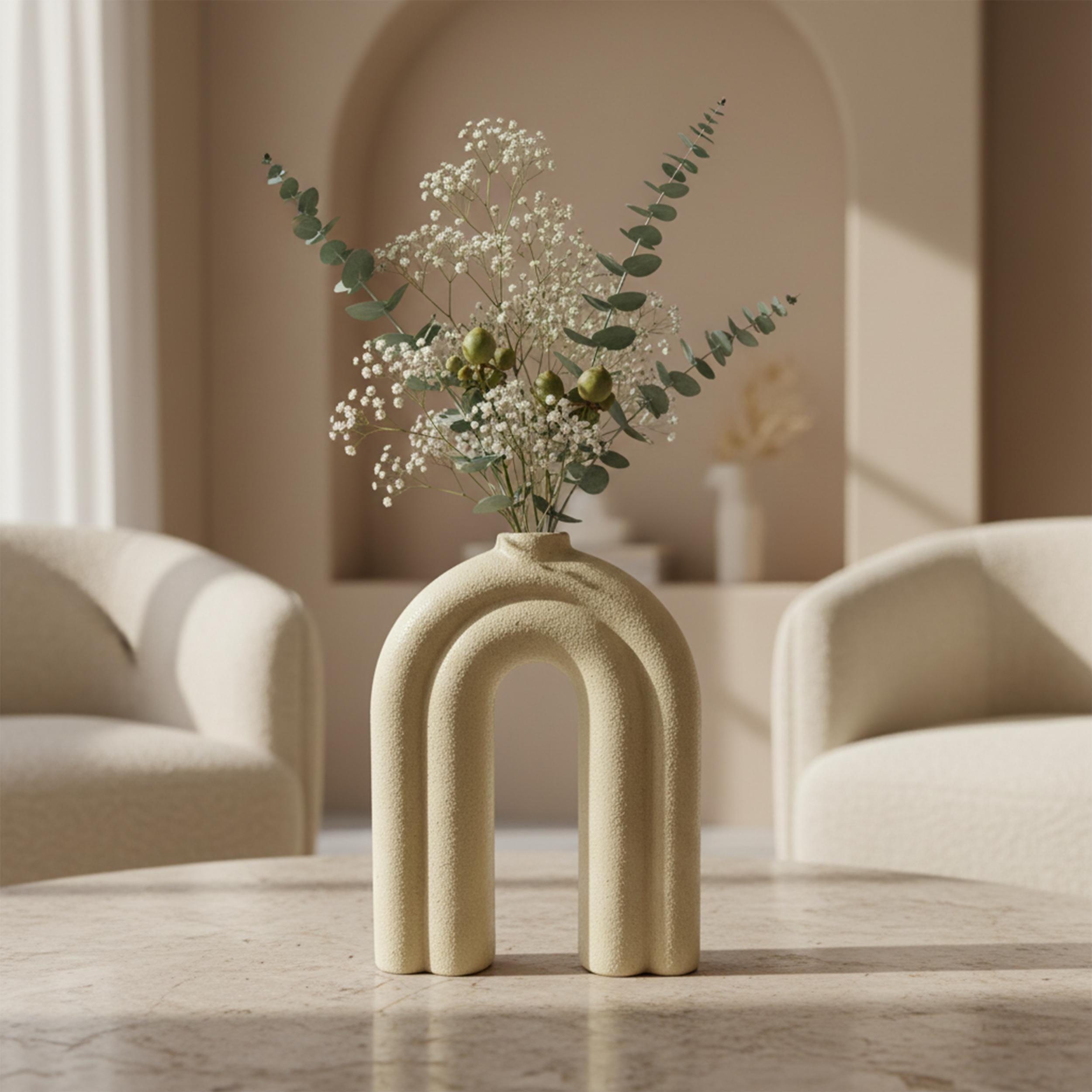 Handmade Ceramic Candle Holder 7.8x10.6