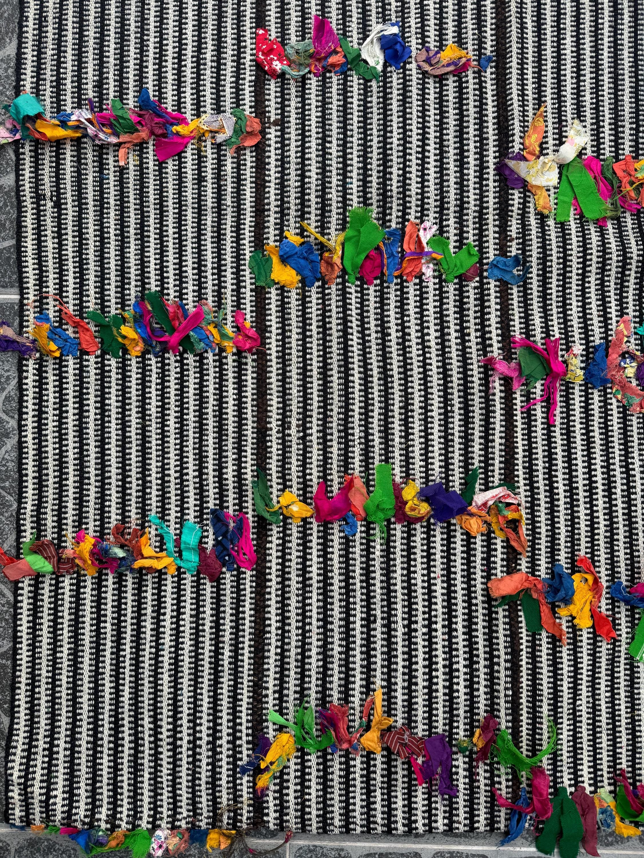 Vintage Turkish Kilim Rug: Handwoven Wool Filikli Style (3.74x4.49 ft)