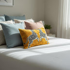 Black & White Zebra Velvet Pillow Cover 16x24