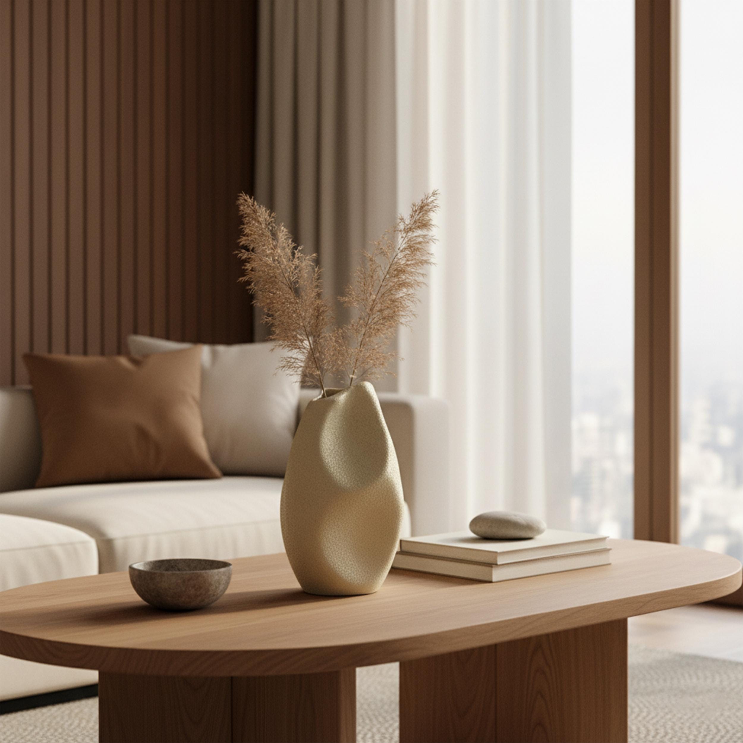 Handmade Ceramic Vase 9.8x13.7