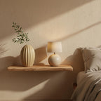 Handmade Beige Ceramic Vase 7.8x9.8